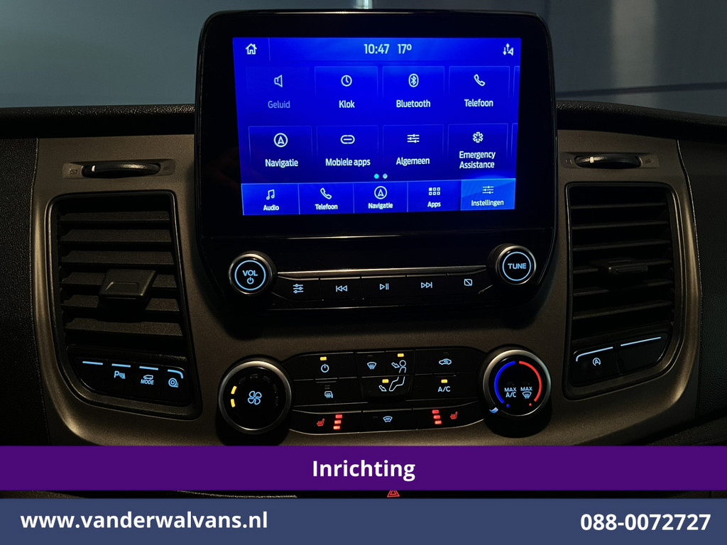 Ford Transit Custom 2.0 TDCI L2H1 Euro6 Airco | Navigatie | Camera | LED | Cruisecontrol | Android Auto Parkeersensoren, Verwarmde voorruit, Stoelverwarming, Bijrijdersbank, 2800kg trekvermogen 7