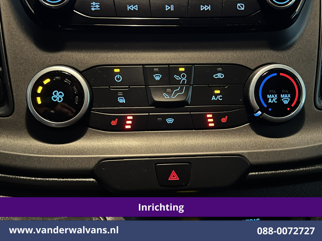 Ford Transit Custom 2.0 TDCI L2H1 Euro6 Airco | Navigatie | Camera | LED | Cruisecontrol | Android Auto Parkeersensoren, Verwarmde voorruit, Stoelverwarming, Bijrijdersbank, 2800kg trekvermogen 8