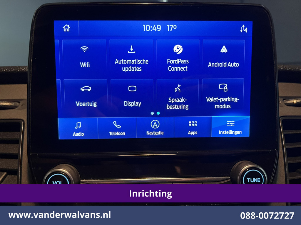 Ford Transit Custom 2.0 TDCI L2H1 Euro6 Airco | Navigatie | Camera | LED | Cruisecontrol | Android Auto Parkeersensoren, Verwarmde voorruit, Stoelverwarming, Bijrijdersbank, 2800kg trekvermogen 8