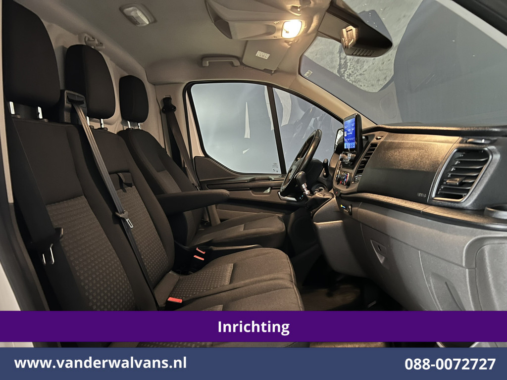 Ford Transit Custom 2.0 TDCI L2H1 Euro6 Airco | Navigatie | Camera | LED | Cruisecontrol | Android Auto Parkeersensoren, Verwarmde voorruit, Stoelverwarming, Bijrijdersbank, 2800kg trekvermogen 9