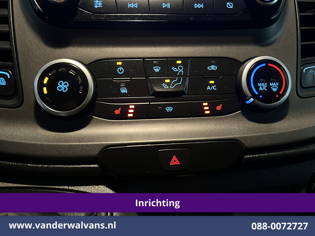 Ford Transit Custom 2.0 TDCI L2H1 Euro6 Airco | Navigatie | Camera | LED | Cruisecontrol | Android Auto Parkeersensoren, Verwarmde voorruit, Stoelverwarming, Bijrijdersbank, 2800kg trekvermogen 9