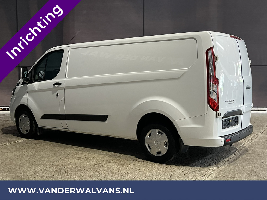 Ford Transit Custom 2.0 TDCI L2H1 Inrichting Euro6 Airco | Navigatie | Camera | LED | Cruisecontrol Parkeersensoren, Verwarmde voorruit, Stoelverwarming, Bijrijdersbank, 2800kg trekvermogen 11