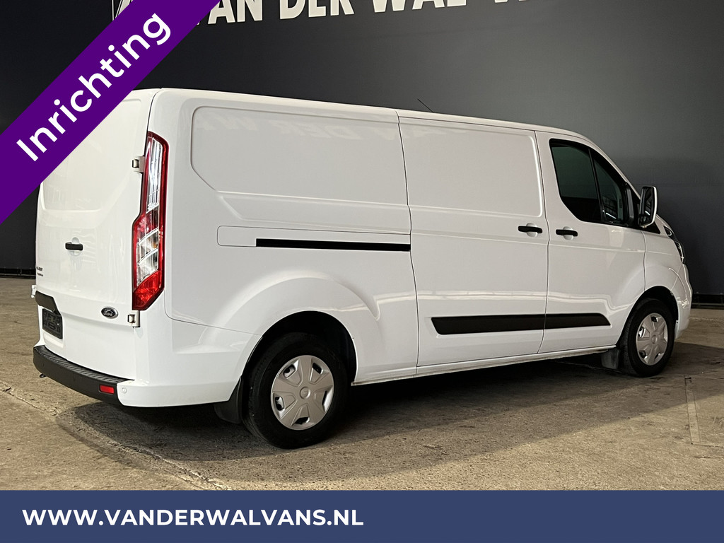 Ford Transit Custom 2.0 TDCI L2H1 Inrichting Euro6 Airco | Navigatie | Camera | LED | Cruisecontrol Parkeersensoren, Verwarmde voorruit, Stoelverwarming, Bijrijdersbank, 2800kg trekvermogen 12