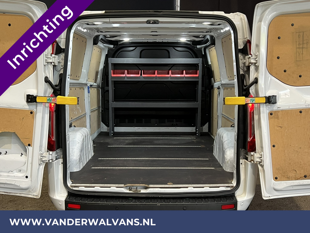 Ford Transit Custom 2.0 TDCI L2H1 Inrichting Euro6 Airco | Navigatie | Camera | LED | Cruisecontrol Parkeersensoren, Verwarmde voorruit, Stoelverwarming, Bijrijdersbank, 2800kg trekvermogen 13