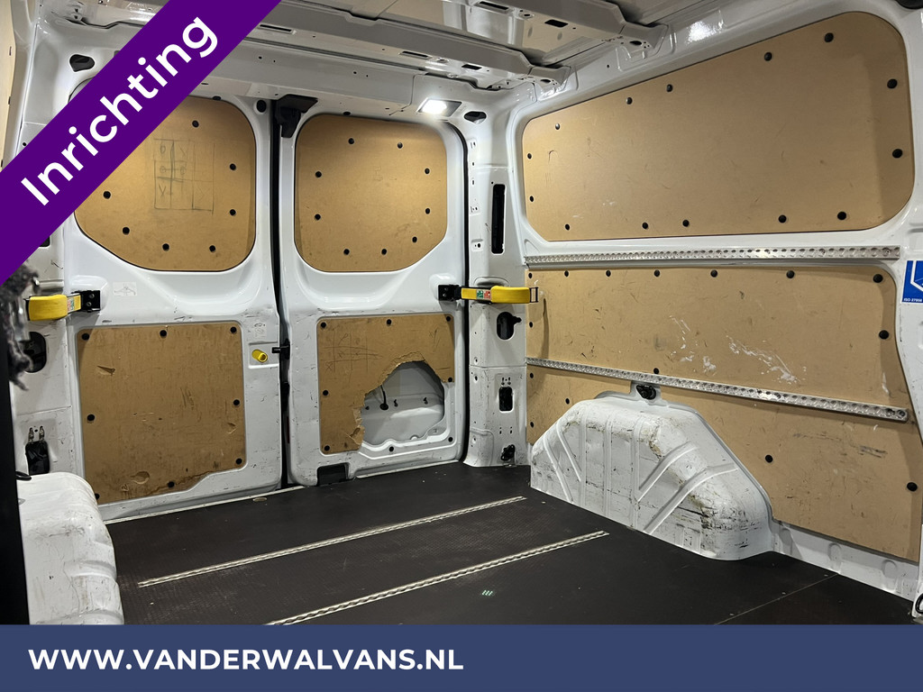 Ford Transit Custom 2.0 TDCI L2H1 Inrichting Euro6 Airco | Navigatie | Camera | LED | Cruisecontrol Parkeersensoren, Verwarmde voorruit, Stoelverwarming, Bijrijdersbank, 2800kg trekvermogen 14