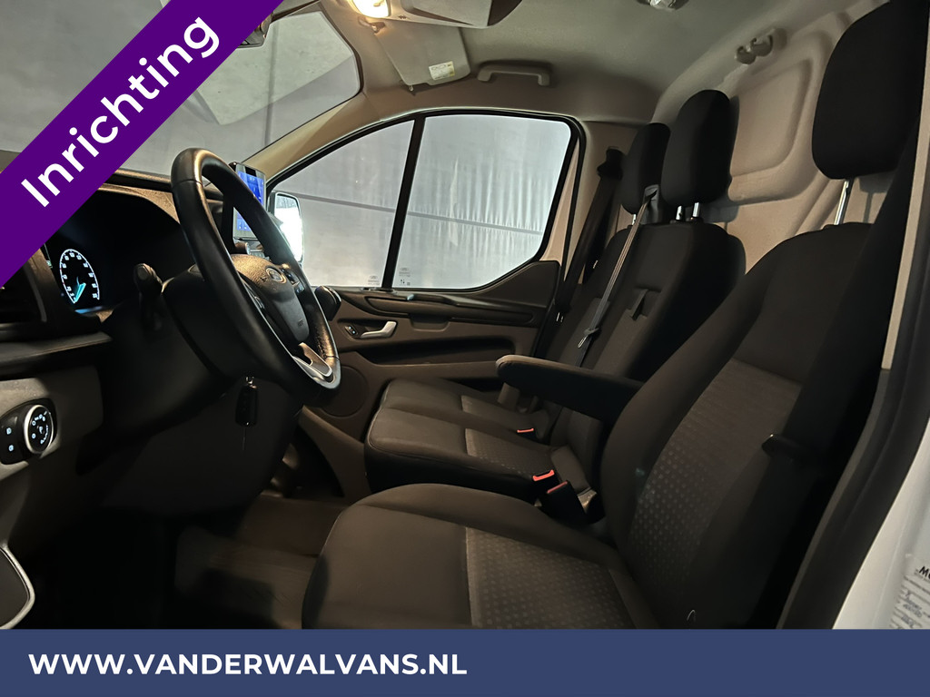 Ford Transit Custom 2.0 TDCI L2H1 Inrichting Euro6 Airco | Navigatie | Camera | LED | Cruisecontrol Parkeersensoren, Verwarmde voorruit, Stoelverwarming, Bijrijdersbank, 2800kg trekvermogen 16