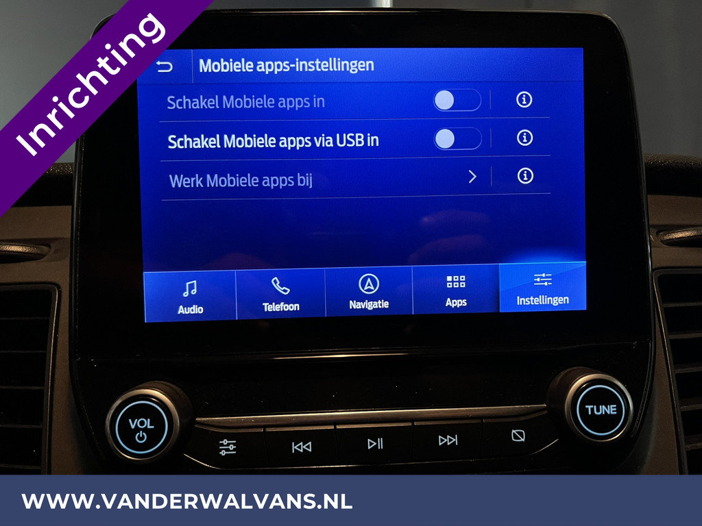 Ford Transit Custom 2.0 TDCI L2H1 Inrichting Euro6 Airco | Navigatie | Camera | LED | Cruisecontrol Parkeersensoren, Verwarmde voorruit, Stoelverwarming, Bijrijdersbank, 2800kg trekvermogen 20