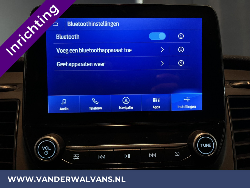 Ford Transit Custom 2.0 TDCI L2H1 Inrichting Euro6 Airco | Navigatie | Camera | LED | Cruisecontrol Parkeersensoren, Verwarmde voorruit, Stoelverwarming, Bijrijdersbank, 2800kg trekvermogen 21