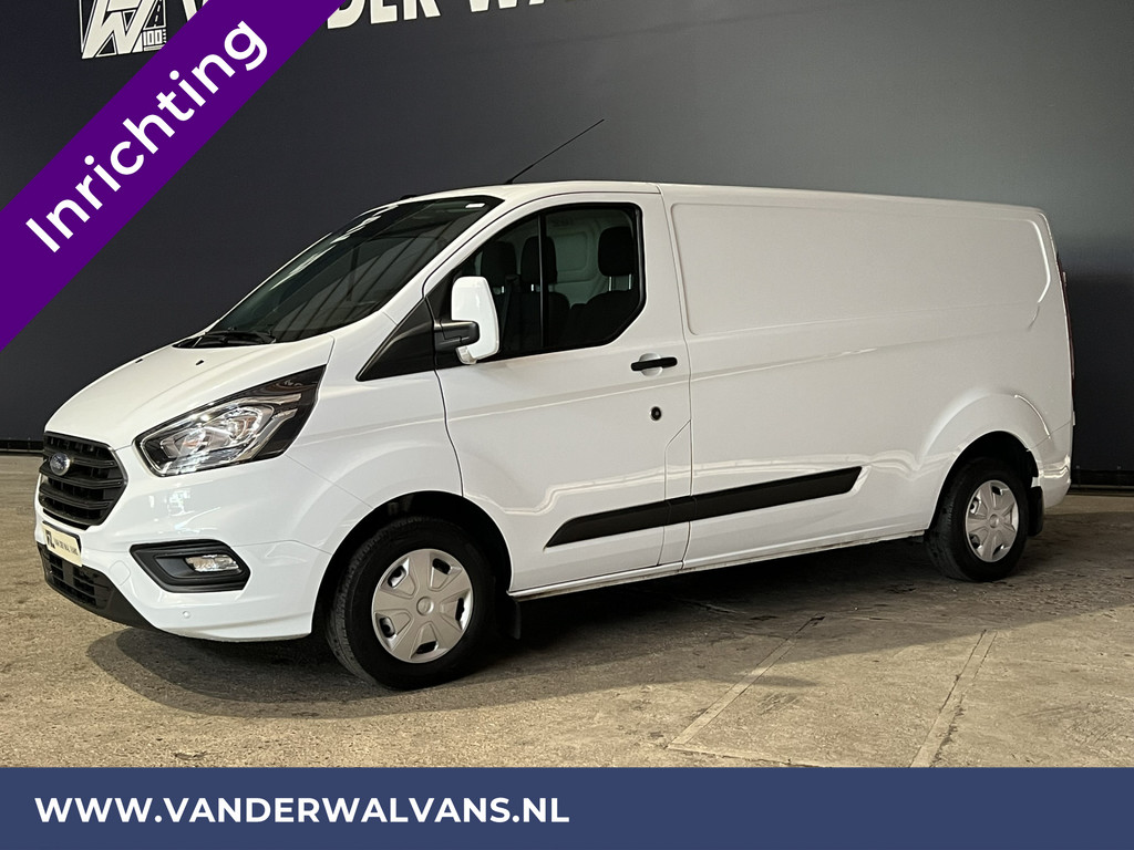 Ford Transit Custom 2.0 TDCI L2H1 Inrichting Euro6 Airco | Navigatie | Camera | LED | Cruisecontrol Parkeersensoren, Verwarmde voorruit, Stoelverwarming, Bijrijdersbank, 2800kg trekvermogen 9