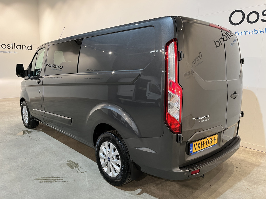 Ford Transit Custom 2.0 TDCI L2H1 Limited 130 PK DC 6 pers. / NAP / Euro 6 / Airco / Cruise Control / CarPlay / PDC / Navigatie / 16.200 KM !! 16