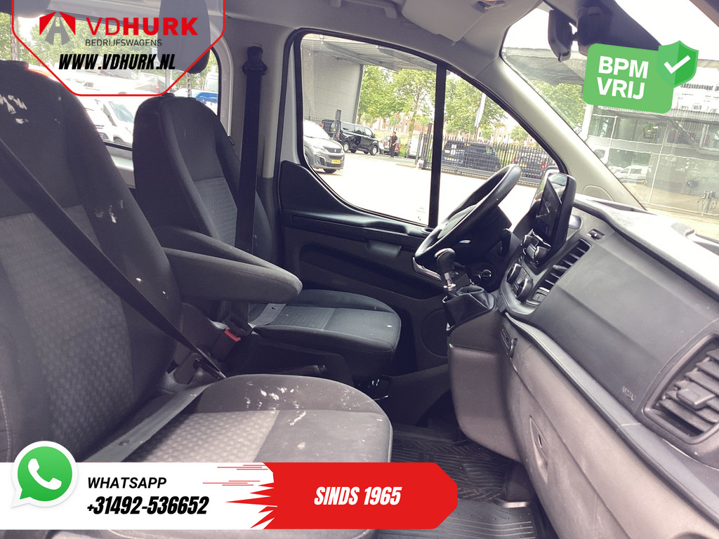 Ford Transit Custom 2.0 TDCI L2 Trend DC Dubbel Cabine BPM VRIJ! NL Auto/ Stoelverw./ Carplay/ 2.7t Trekverm./ Navi/ PDC/ Cruise 10