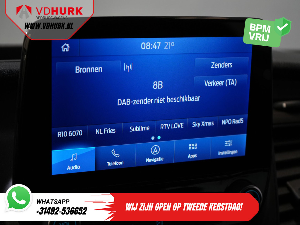 Ford Transit Custom 2.0 TDCI L2 Trend DC Dubbel Cabine BPM VRIJ! Stoelverw./ Carplay/ 2.7t Trekverm./ Navi/ PDC/ Cruise 19