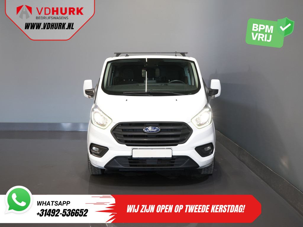 Ford Transit Custom 2.0 TDCI L2 Trend DC Dubbel Cabine BPM VRIJ! Stoelverw./ Carplay/ 2.7t Trekverm./ Navi/ PDC/ Cruise 7