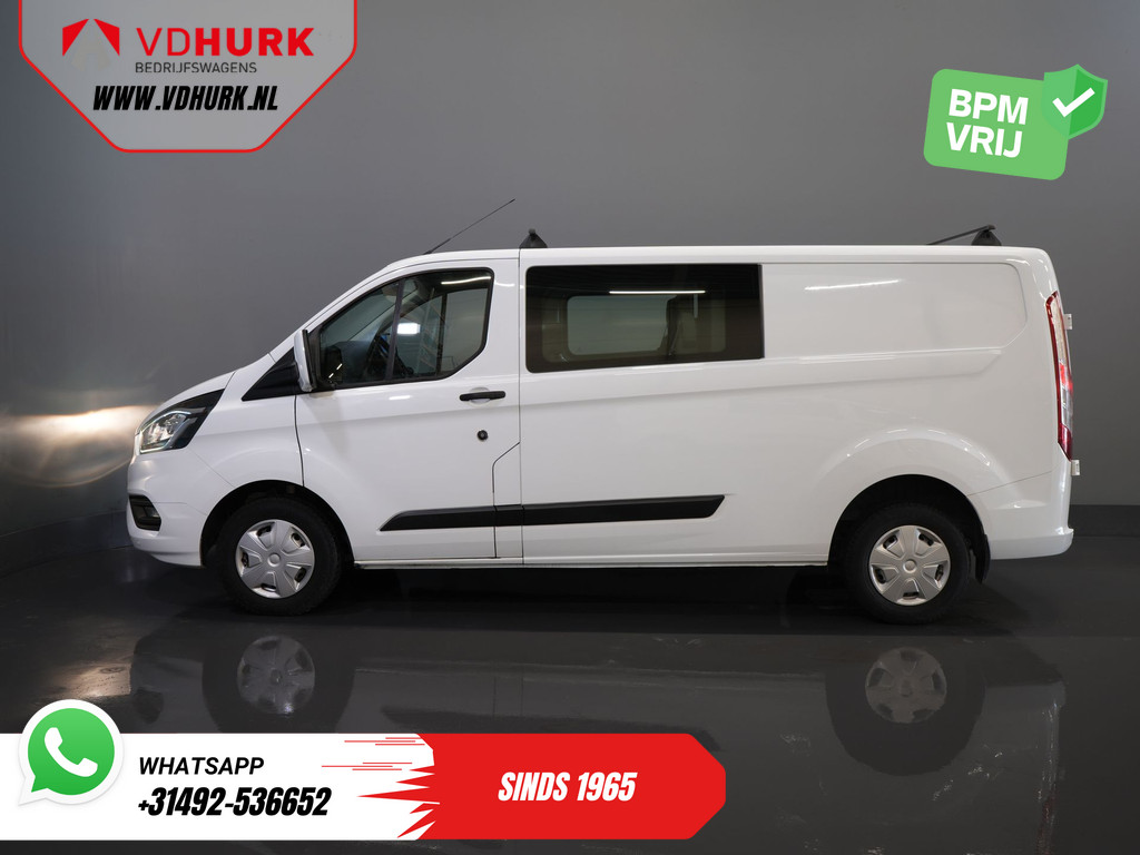 Ford Transit Custom 2.0 TDCI L2 Trend DC Dubbel Cabine Stoelverw./ Carplay/ 2.7t Trekverm./ Navi/ PDC/ Cruise 10