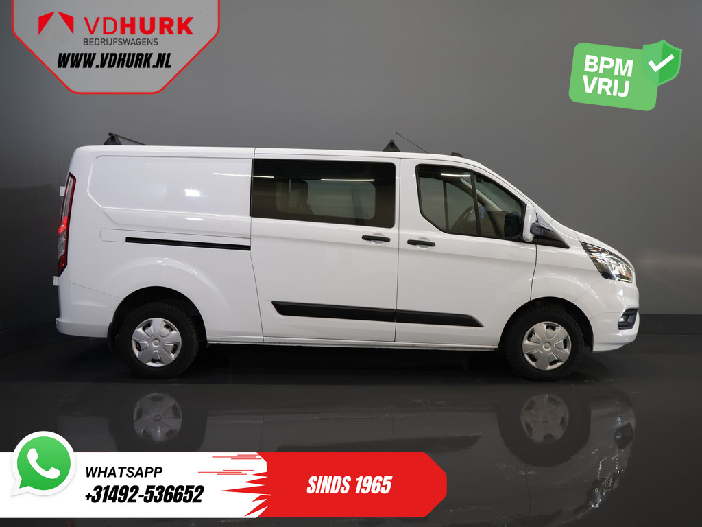 Ford Transit Custom 2.0 TDCI L2 Trend DC Dubbel Cabine Stoelverw./ Carplay/ 2.7t Trekverm./ Navi/ PDC/ Cruise 11