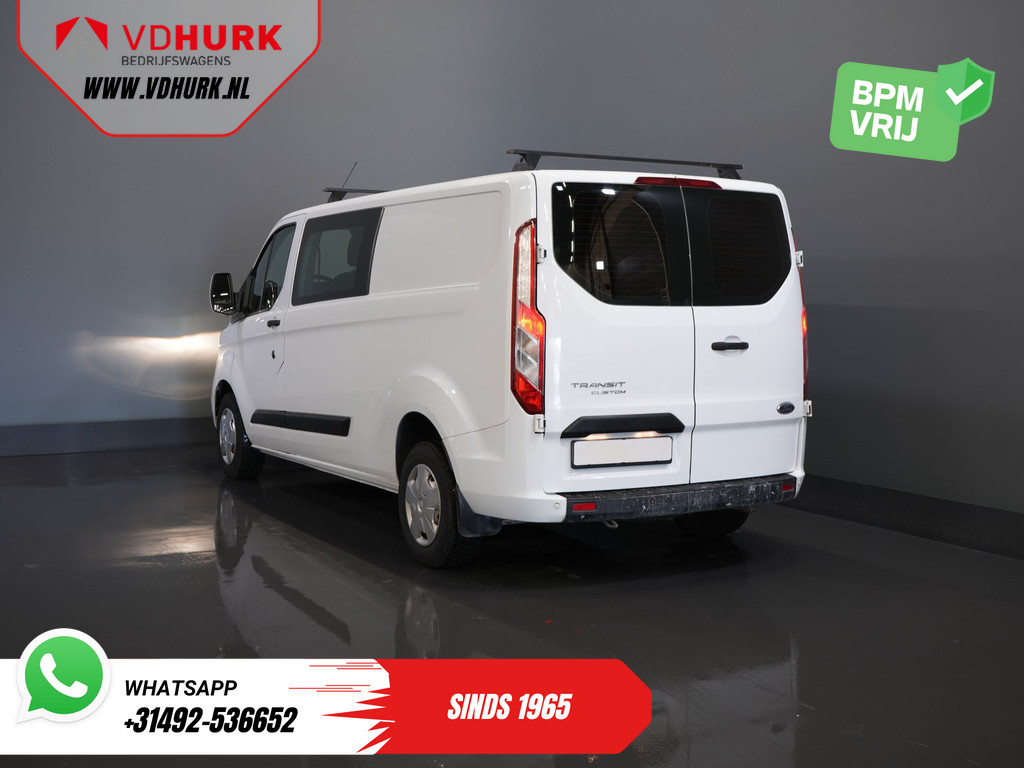 Ford Transit Custom 2.0 TDCI L2 Trend DC Dubbel Cabine Stoelverw./ Carplay/ 2.7t Trekverm./ Navi/ PDC/ Cruise 2