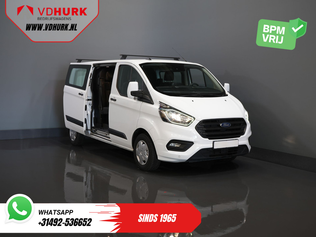 Ford Transit Custom 2.0 TDCI L2 Trend DC Dubbel Cabine Stoelverw./ Carplay/ 2.7t Trekverm./ Navi/ PDC/ Cruise 9