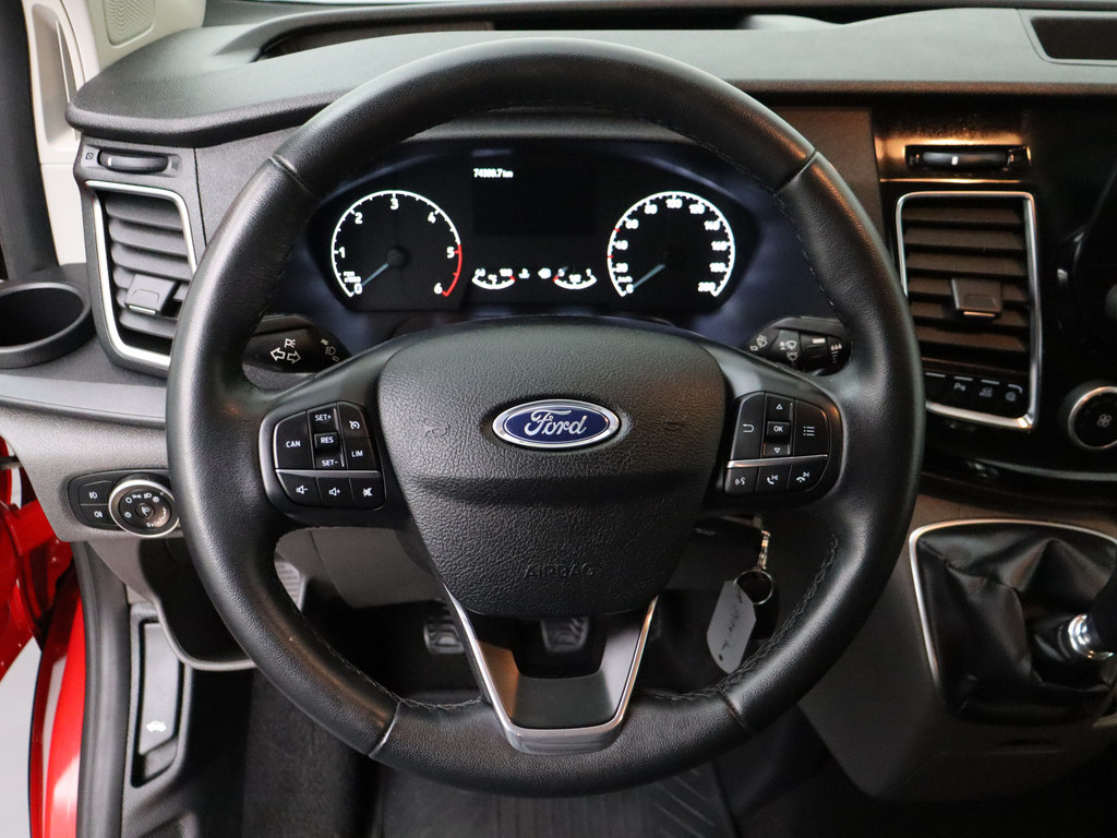 Ford Transit Custom 2.0TDCI Lang Dubbele Cabine Limited | 2xSchuifdeur | Leder | Navigatie | Camera | Betimmering 14