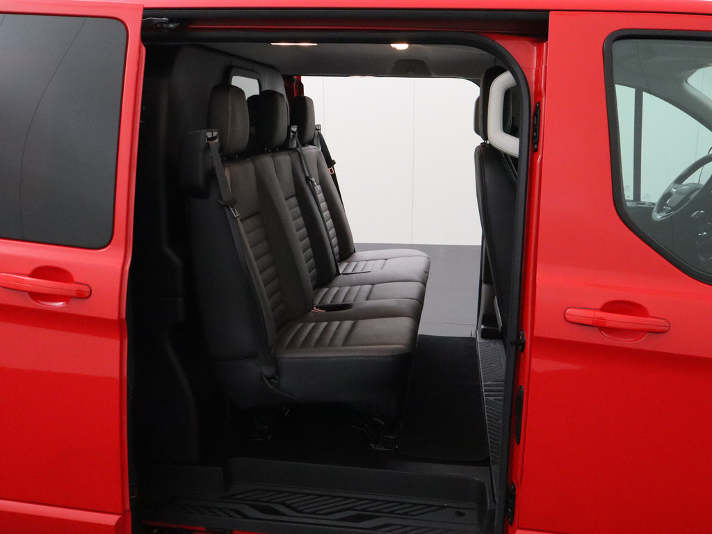 Ford Transit Custom 2.0TDCI Lang Dubbele Cabine Limited | 2xSchuifdeur | Leder | Navigatie | Camera | Betimmering 21