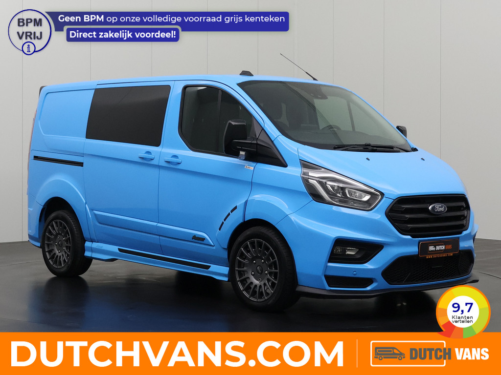 Ford Transit Custom 2.0TDCi 185PK Automaat Dubbele Cabine MS-RT | Leder | Navigatie | Camera | Airco | Cruise | 6-Persoons