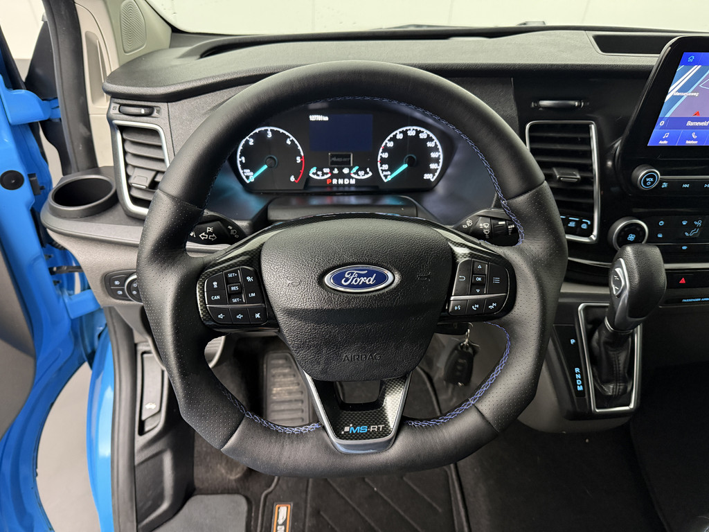 Ford Transit Custom 2.0TDCi 185PK Automaat Dubbele Cabine MS-RT | Leder | Navigatie | Camera | Airco | Cruise | 6-Persoons 14