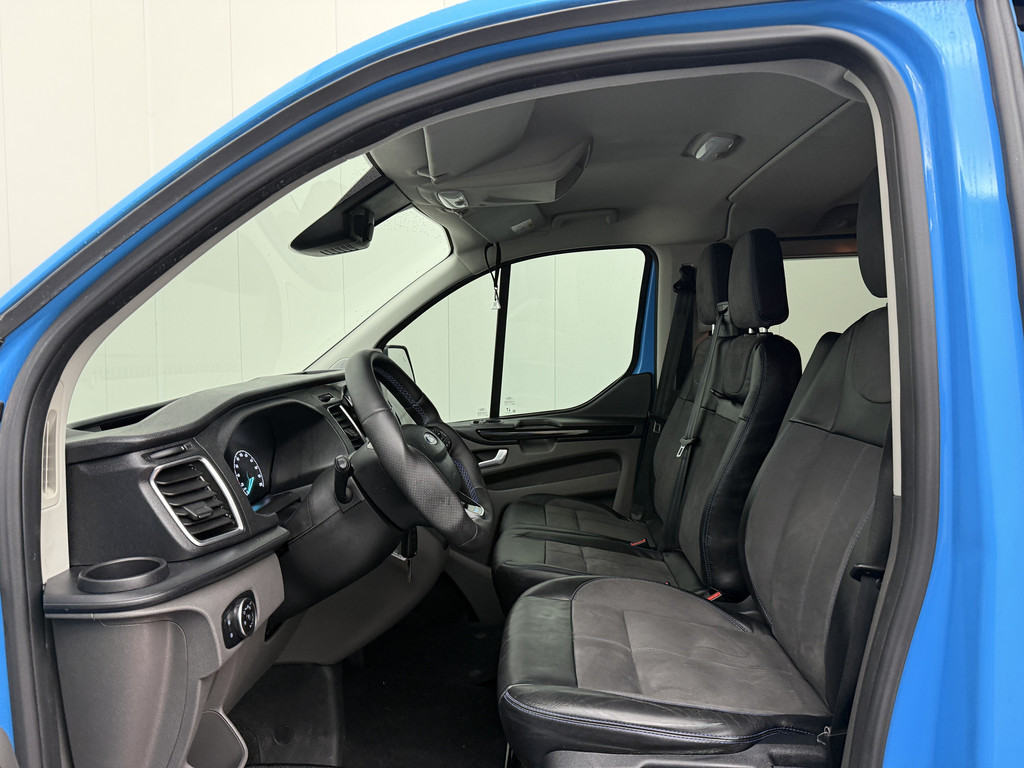 Ford Transit Custom 2.0TDCi 185PK Automaat Dubbele Cabine MS-RT | Leder | Navigatie | Camera | Airco | Cruise | 6-Persoons 21