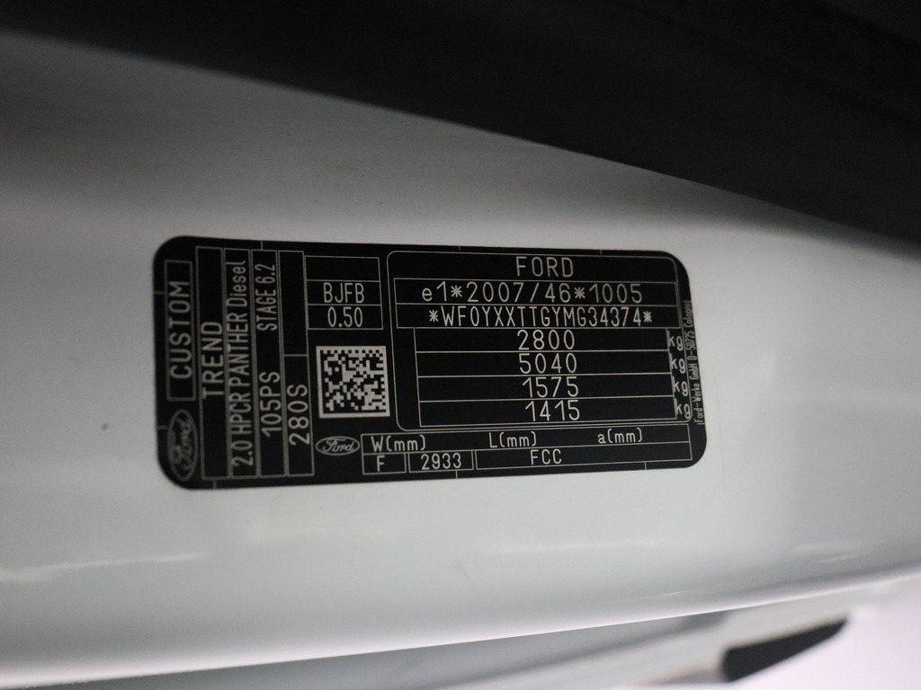 Ford Transit Custom 2.0TDCi Business | Airco | Cruise | 3-Persoons 19