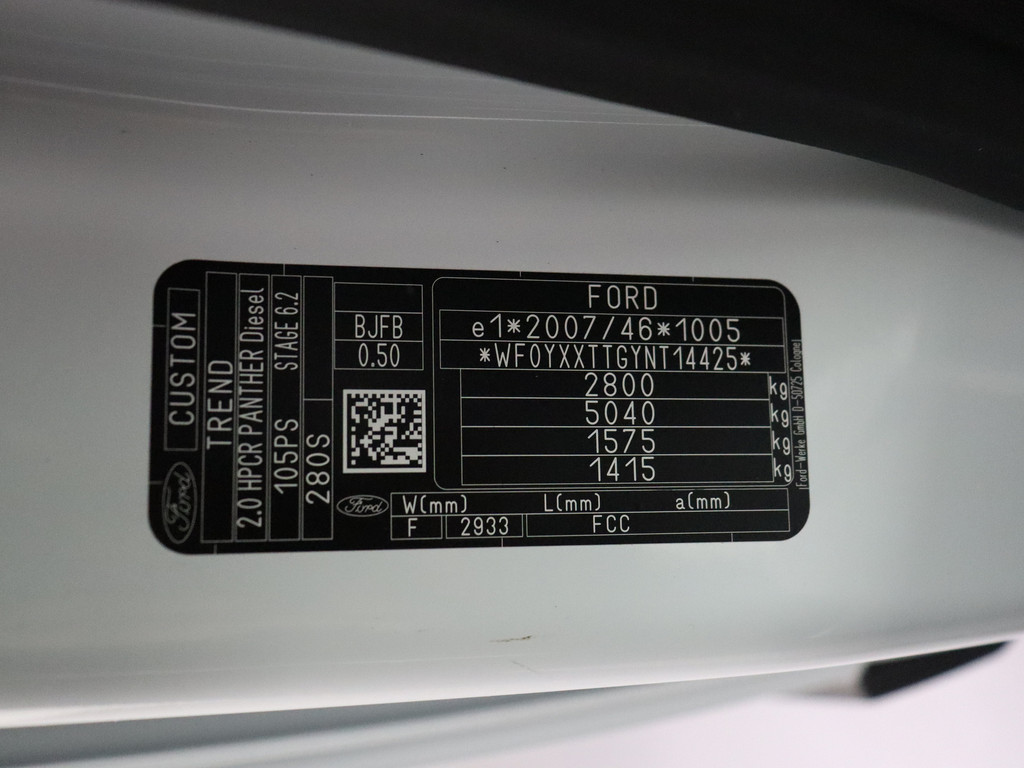 Ford Transit Custom 2.0TDCi Business | Navigatie | Airco | Cruise | 3-Persoons | Betimmering 20