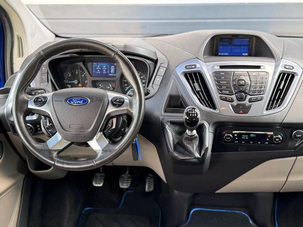 Ford Transit Custom 2.2 TDCI L2H1 Anniversary Edition DC | 2 x SCHUIF | Trekhaak | Leder | Navi | Camera | DAB-radio | 1e Eigenaar 16