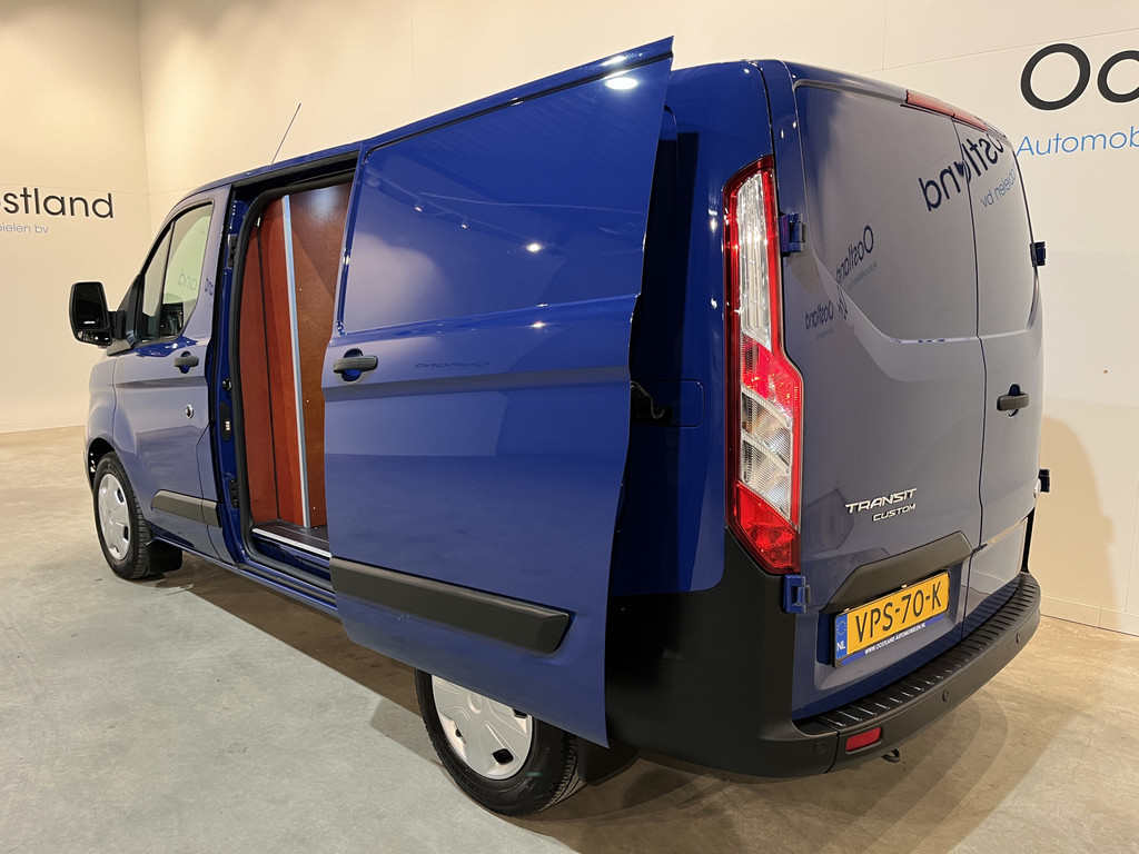 Ford Transit Custom 280 2.0 TDCI L1H1 Trend 130 PK Automaat / Euro 6 / Schuifdeur L + R / Airco / CarPlay / Cruise Control Adap. / Trekhaak / Navigatie / 3-Zits 15