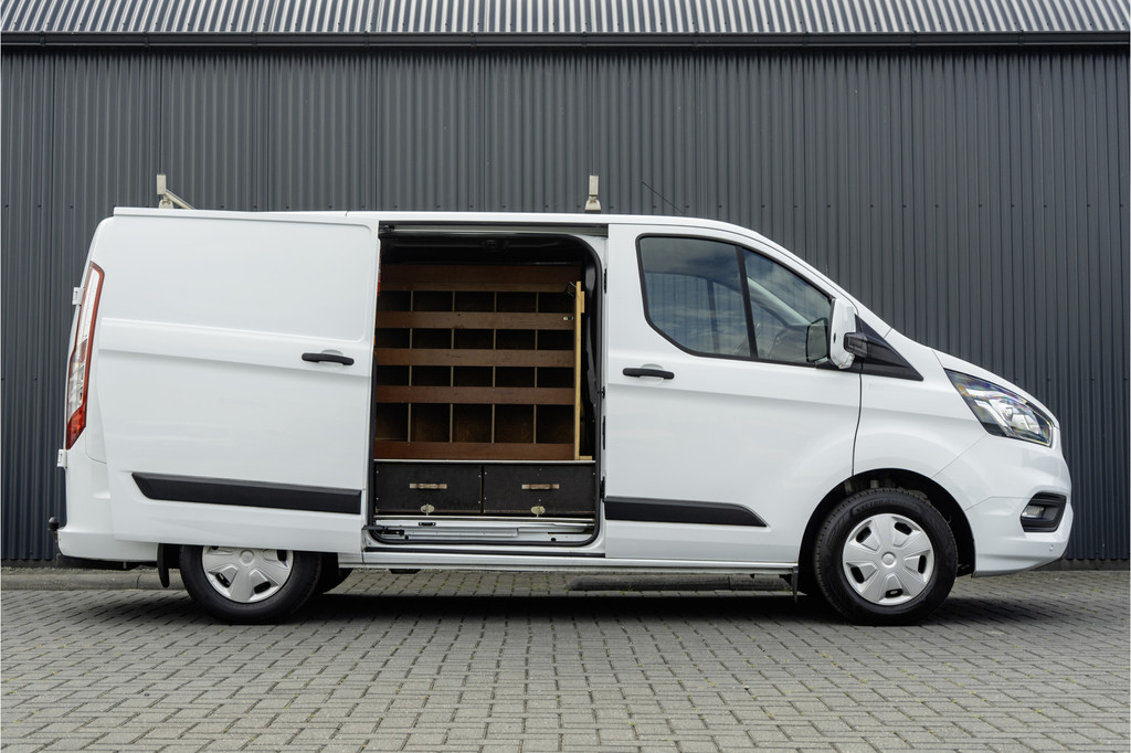 Ford Transit Custom 280 TDCI | L1H1 | LED | 3-Zits | Inrichting | Cruise | Airco | PDC | Euro 6 7