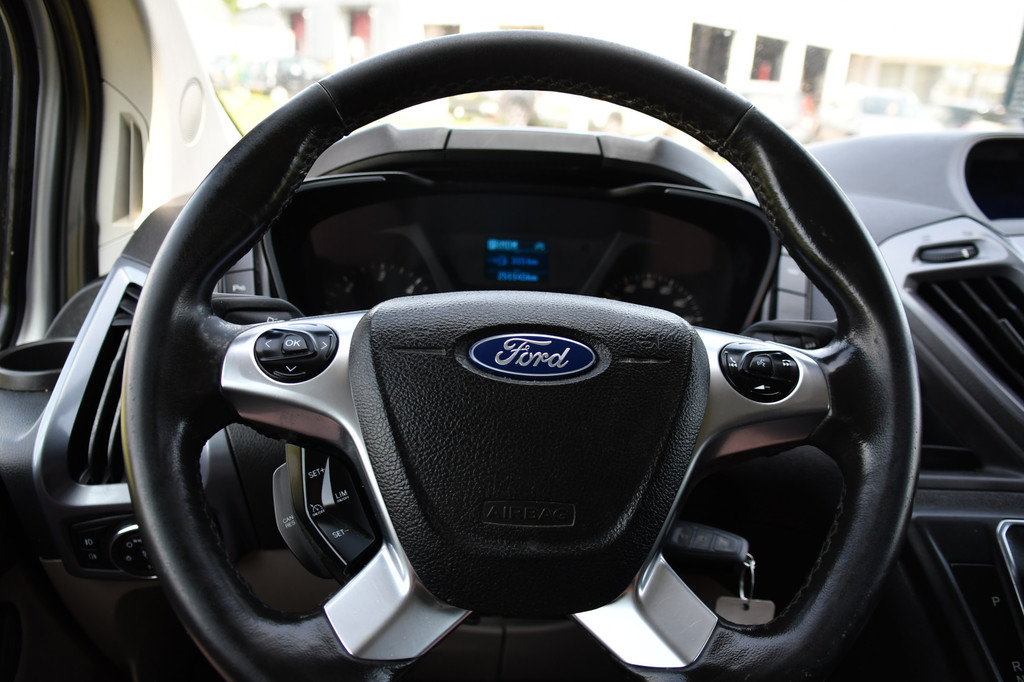Ford Transit Custom 290 2.0 TDCI L2H1 Limited DC Camera, Cruise, Sensoren, 2 x Schuifdeur, 170pk, Automaat, Trekhaak, Leder, Uniek! 14
