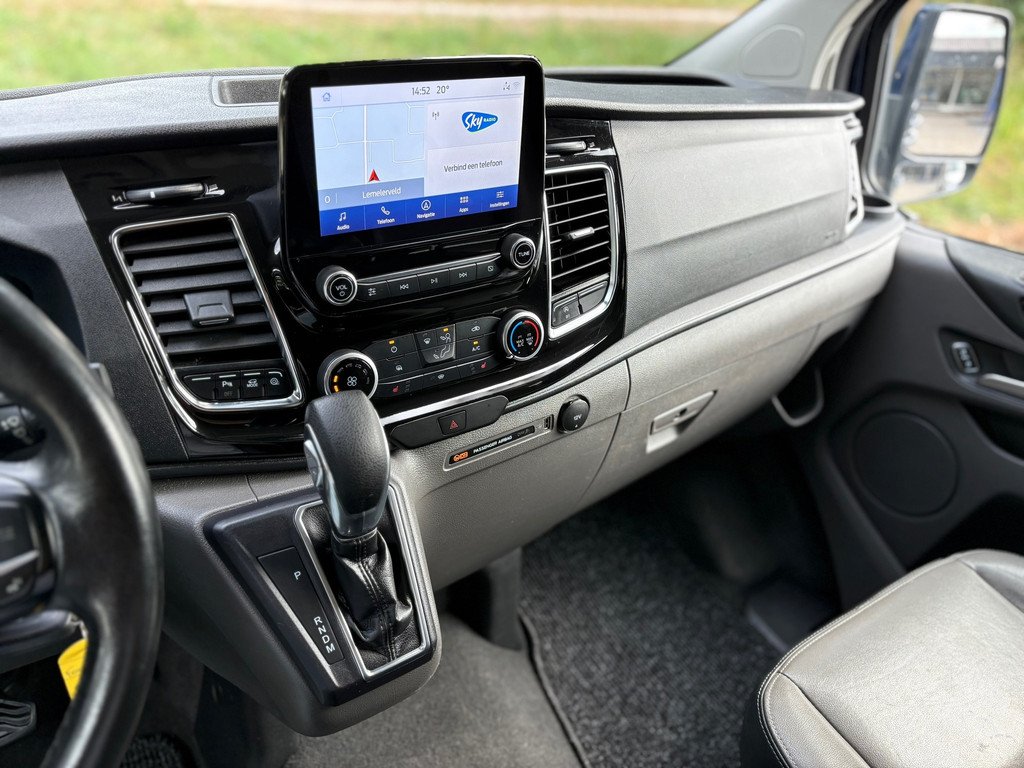 Ford Transit Custom 300 2.0 TDCI L1H1 Limited DC AUTOMAAT ADAPT Cruise|LED VERL|NAVI|lederen bekl|ORIG NEDERLANDS|NAP 12