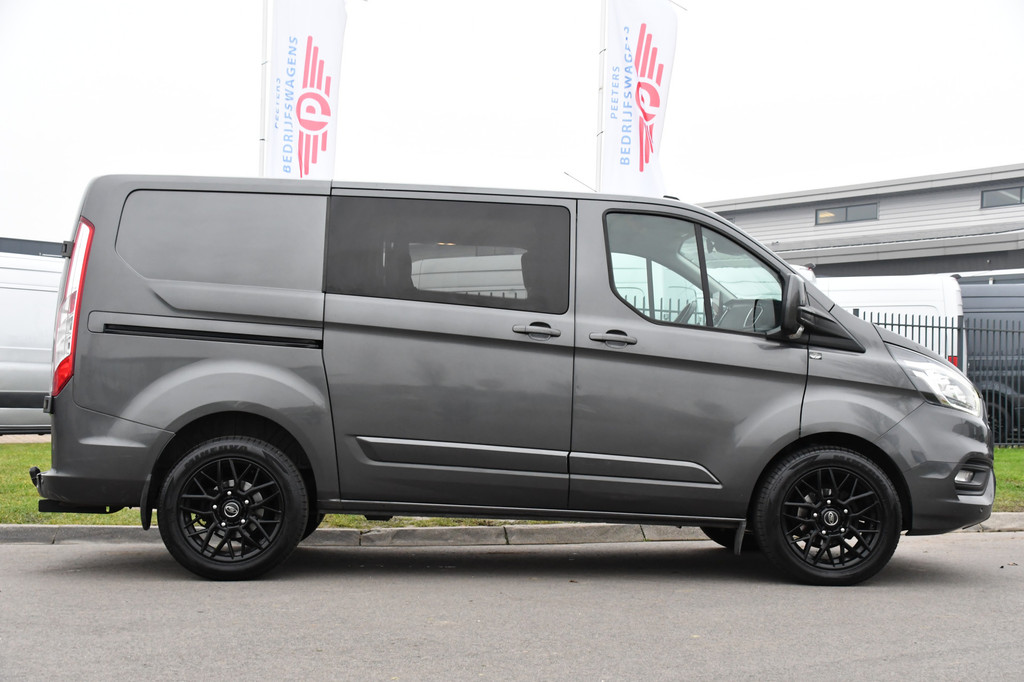Ford Transit Custom 300 2.0 TDCI L1H1 Limited DC Raptor Edition Camera, Cruise, Carplay, 2 x Schuifdeur, LED, Stoelverwarming, 130pk, Automaat, Uniek! 10