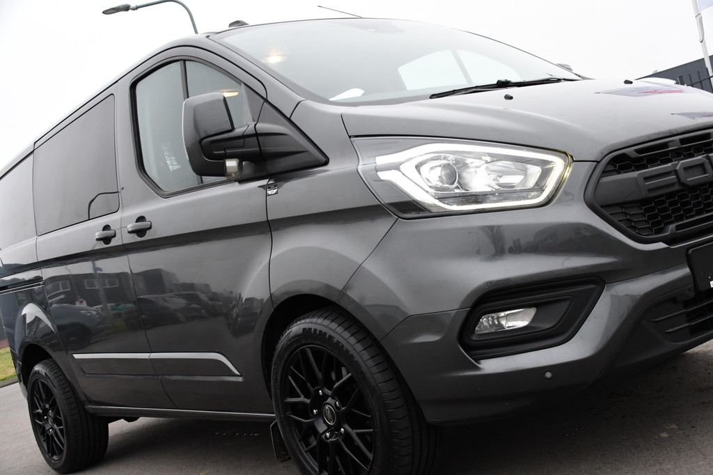 Ford Transit Custom 300 2.0 TDCI L1H1 Limited DC Raptor Edition Camera, Cruise, Carplay, 2 x Schuifdeur, LED, Stoelverwarming, 130pk, Automaat, Uniek! 16