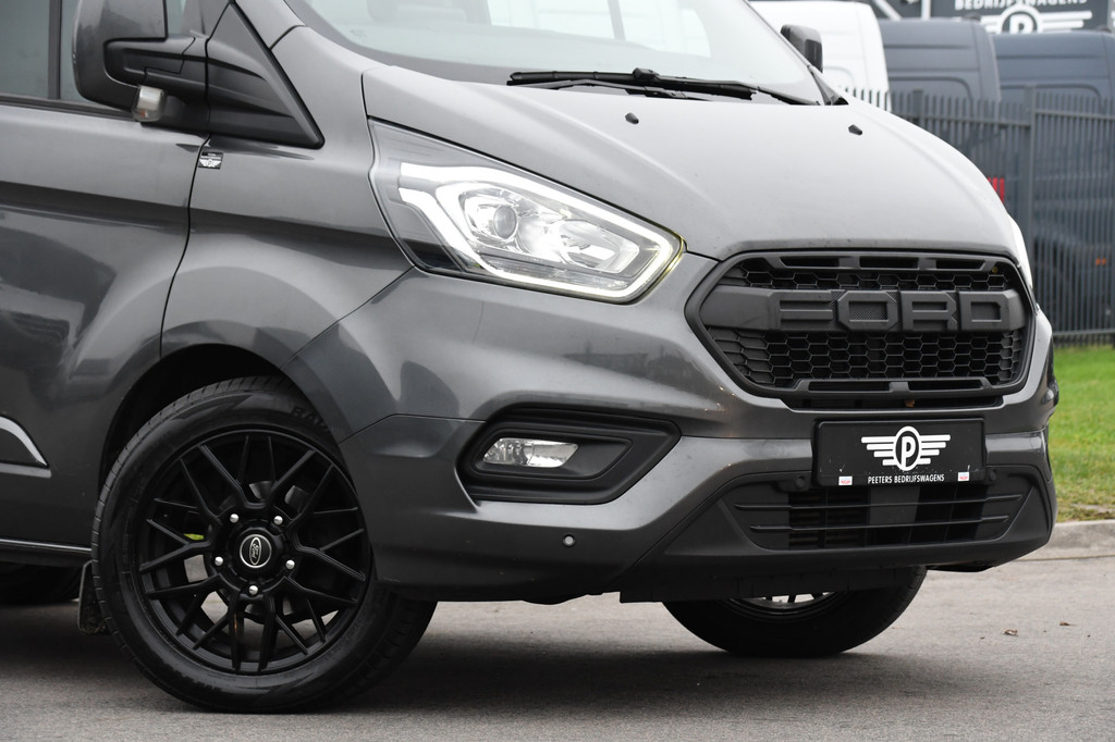 Ford Transit Custom 300 2.0 TDCI L1H1 Limited DC Raptor Edition Camera, Cruise, Carplay, 2 x Schuifdeur, LED, Stoelverwarming, 130pk, Automaat, Uniek! 8