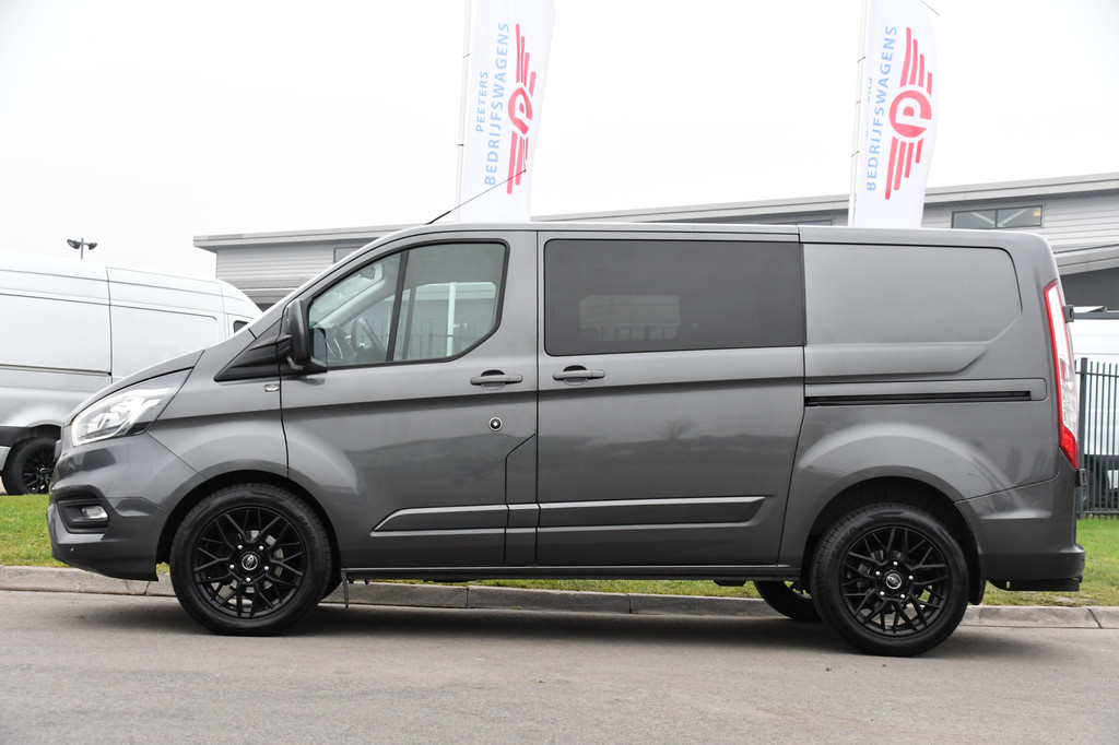 Ford Transit Custom 300 2.0 TDCI L1H1 Limited DC Raptor Edition Camera, Cruise, Carplay, 2 x Schuifdeur, LED, Stoelverwarming, 130pk, Automaat, Uniek! 9