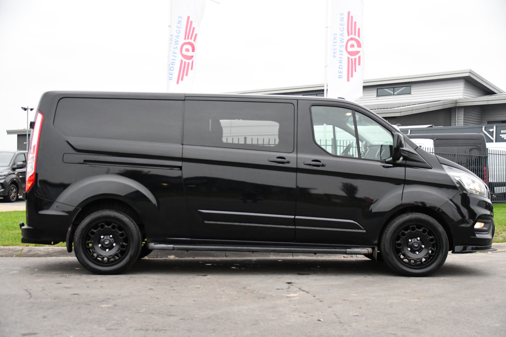 Ford Transit Custom 300 2.0 TDCI L2H1 Black Edition DC Limited Camera, Cruise, Carplay, Automaat, LED, Multimedia, Sensoren, 170PK, UNIEK! 11