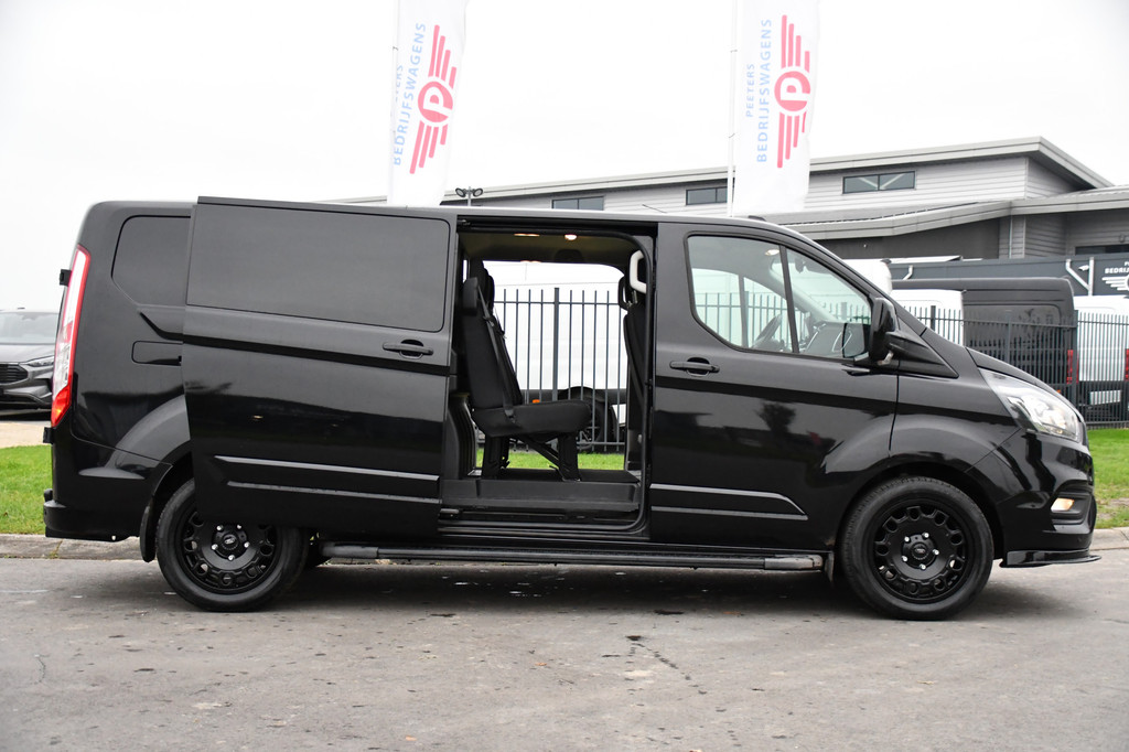 Ford Transit Custom 300 2.0 TDCI L2H1 Black Edition DC Limited Camera, Cruise, Carplay, Automaat, LED, Multimedia, Sensoren, 170PK, UNIEK! 12