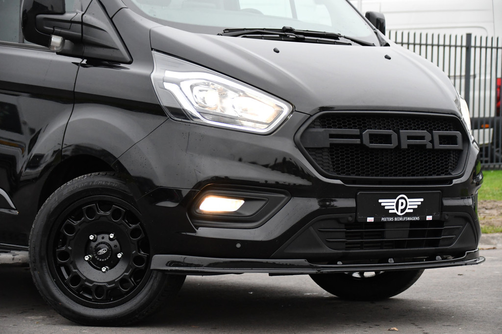 Ford Transit Custom 300 2.0 TDCI L2H1 Black Edition DC Limited Camera, Cruise, Carplay, Automaat, LED, Multimedia, Sensoren, 170PK, UNIEK! 8