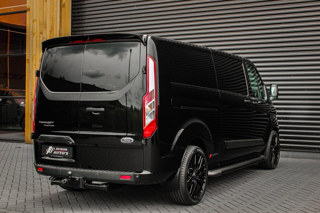 Ford Transit Custom 300 2.0 TDCI L2H1 JB-EDITION / 130PK AUTOMAAT / FULL BLACK / RAPTOR GRILL / SIDE-BARS / TREKHAAK /APPLECARPLAY 11