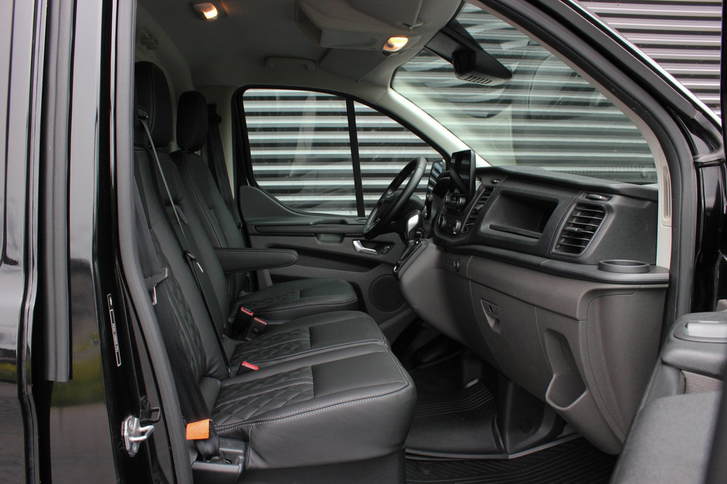 Ford Transit Custom 300 2.0 TDCI L2H1 JB-EDITION / 130PK AUTOMAAT / FULL BLACK / RAPTOR GRILL / SIDE-BARS / TREKHAAK /APPLECARPLAY 13