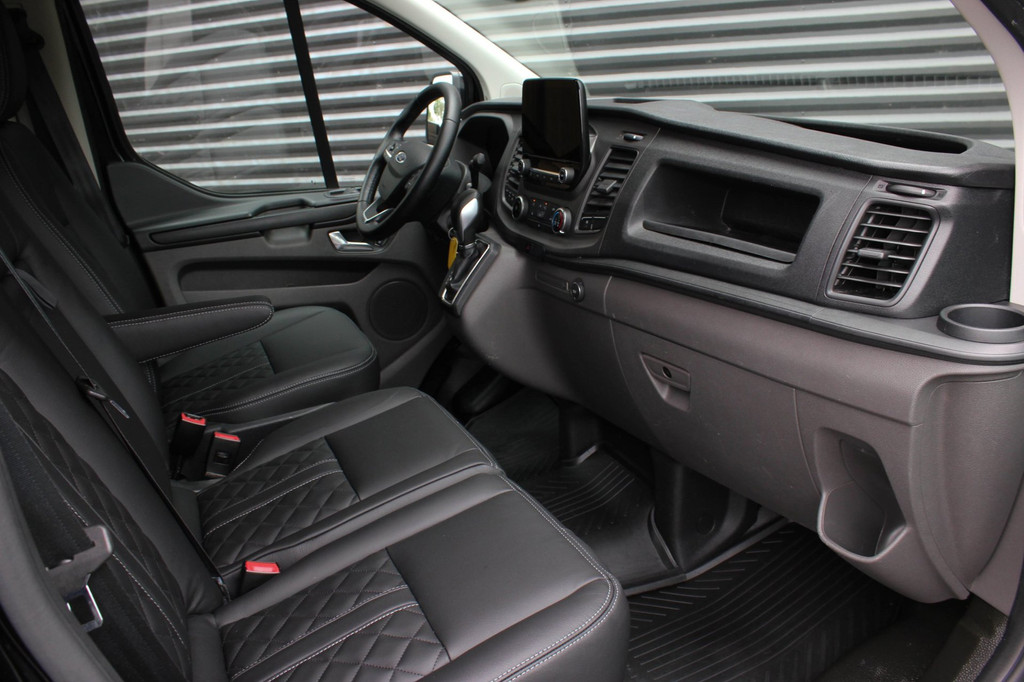 Ford Transit Custom 300 2.0 TDCI L2H1 JB-EDITION / 130PK AUTOMAAT / FULL BLACK / RAPTOR GRILL / SIDE-BARS / TREKHAAK /APPLECARPLAY 14