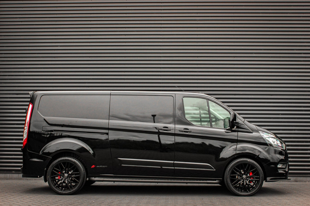 Ford Transit Custom 300 2.0 TDCI L2H1 JB-EDITION / 130PK AUTOMAAT / FULL BLACK / RAPTOR GRILL / SIDE-BARS / TREKHAAK /APPLECARPLAY 6