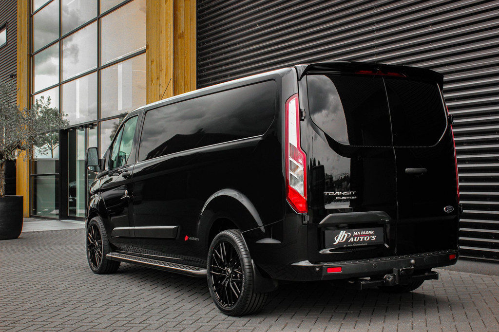 Ford Transit Custom 300 2.0 TDCI L2H1 JB-EDITION / 130PK AUTOMAAT / FULL BLACK / RAPTOR GRILL / SIDE-BARS / TREKHAAK /APPLECARPLAY 9