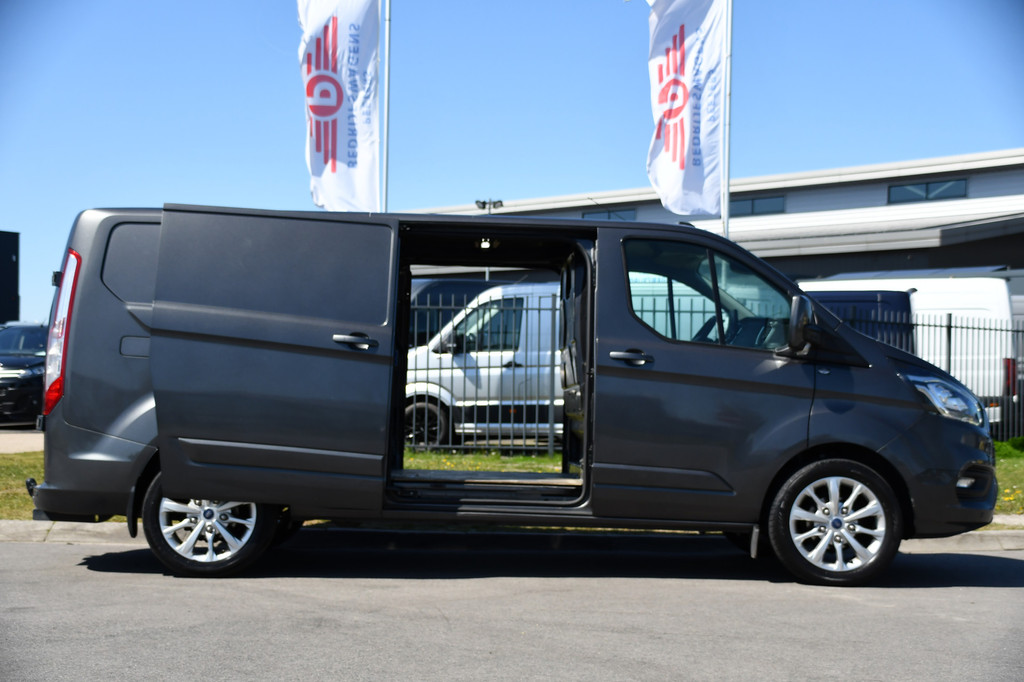 Ford Transit Custom 300 2.0 TDCI L2H1 Limited Camera, Cruise, Carplay, 2 x Schuifdeur, Trekhaak, 130pk, Stoelverwarming, Multimedia, Uniek! 11