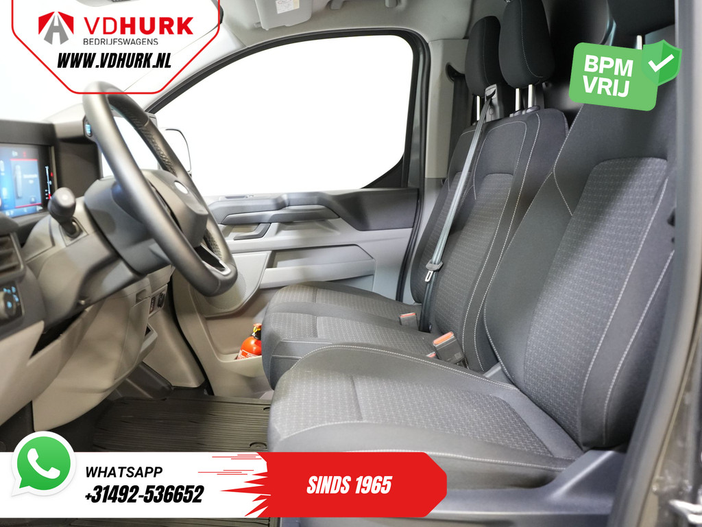 Ford Transit Custom 320 2.0 TDCI 136 pk Aut. L2 Trend BPM VRIJ! Garantie 3-28/ LED/ Adapt.Cruise/ 2.7t Trekverm./ Carplay/ Camera/ Trekhaak 12
