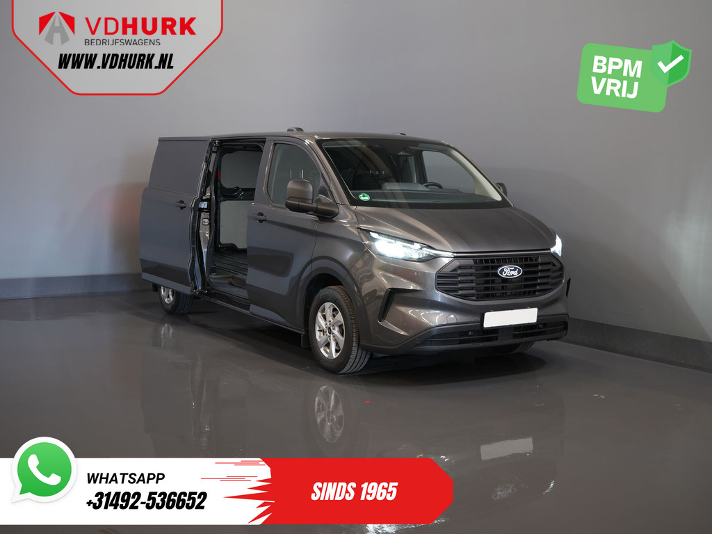 Ford Transit Custom 320 2.0 TDCI 136 pk Aut. L2 Trend BPM VRIJ! Garantie 3-28/ LED/ Adapt.Cruise/ 2.7t Trekverm./ Carplay/ Camera/ Trekhaak 9