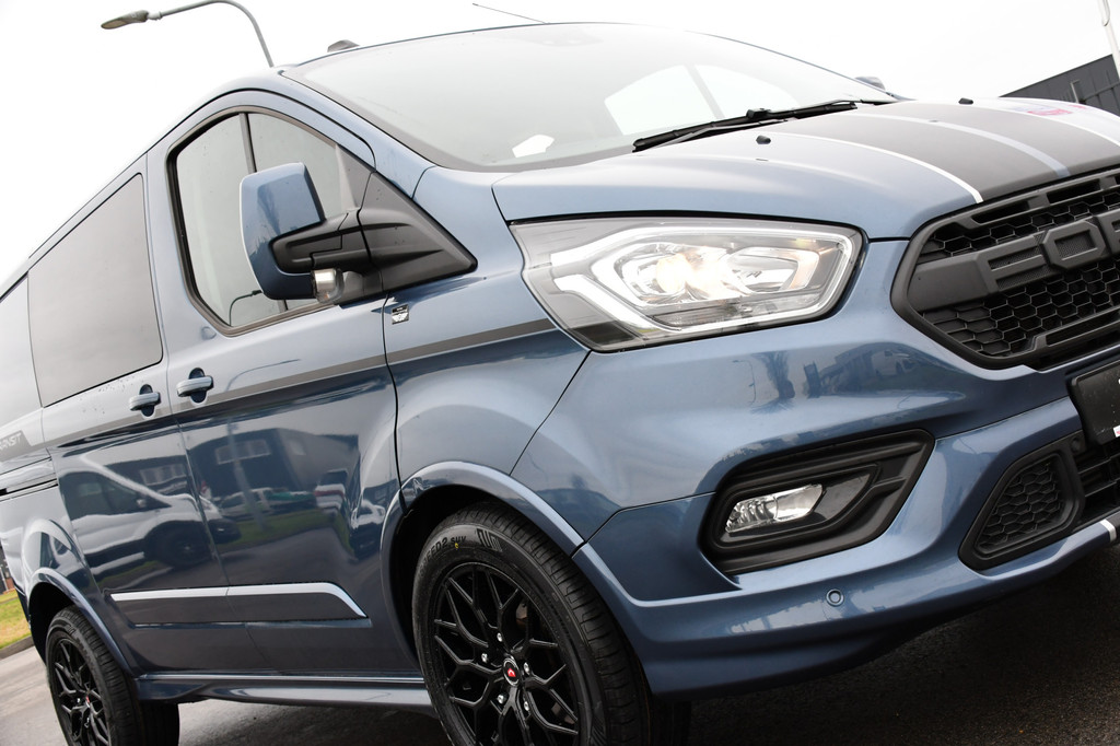Ford Transit Custom 320 2.0 TDCI L1H1 Sport DC Adaptieve Cruise, Camera, Carplay, 170pk, 2 x Schuifdeur, Automaat, Sensoren, NAVI, Uniek! 19