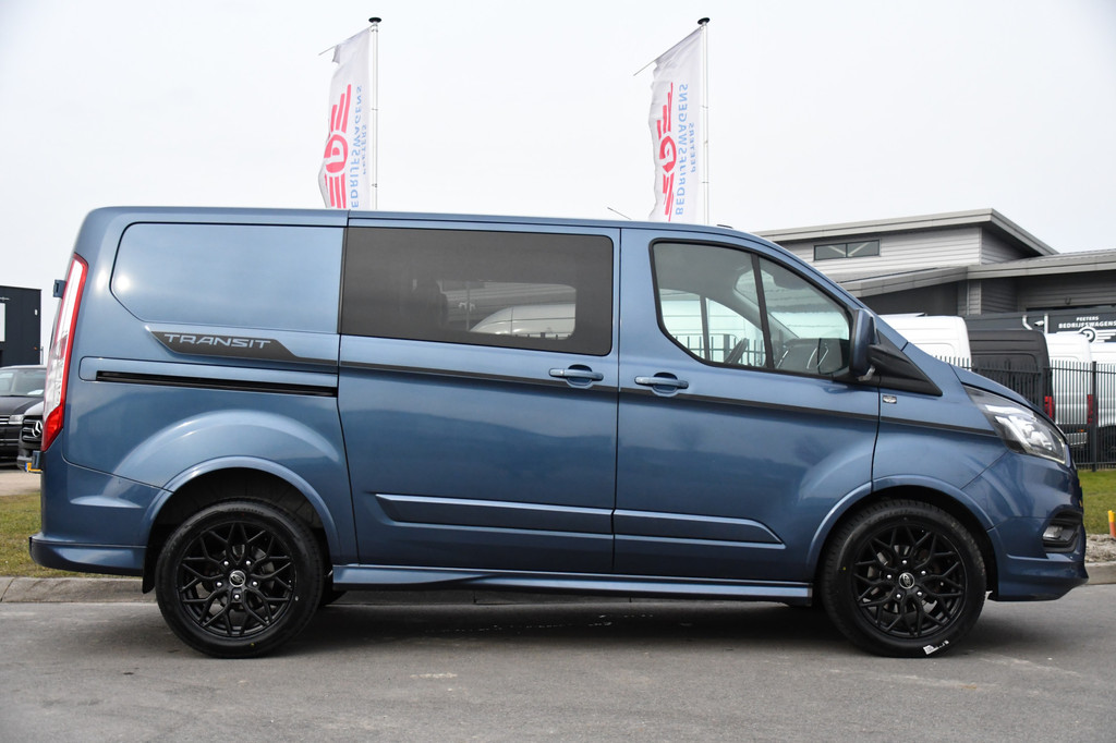 Ford Transit Custom 320 2.0 TDCI L1H1 Sport DC Camera, Cruise, Carplay, 170pk, 2 x Schuifdeur, Automaat, LED, Leder, Stoelverwarming, Uniek! 12